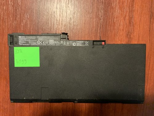 Акумулятор HP CM03XL 3199mAh (знос 33%) для EliteBook 740/745/750/755/840/845/850/855 G1/G2, ZBook 14 G2/15u, E7U244A; заміна CO06XL HSTNN-DB4Q/DB4R/IB4R