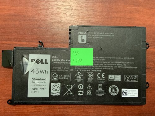 Акумулятор для ноутбука Dell 3118 TRHFF (знос 21%) Inspiron 14-5447/15-5442/15-5542/15-5547 Latitude 3450 5MD4V/0PD19/86JK8/DFVYN/58DP4