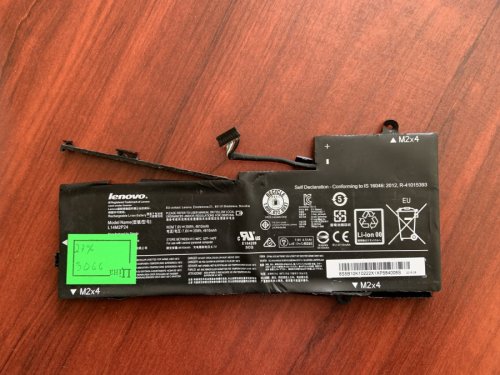 Акумулятор Lenovo L14M2P24/L14M2P23 30Wh (знос 27%) для IdeaPad 100-14, U30-70, E31-70, U31-70