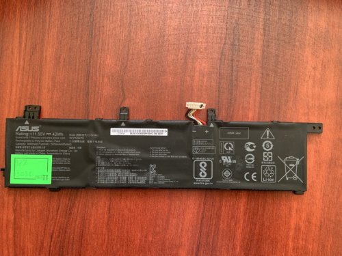 Акумулятор C31N1843 для ASUS VivoBook S14 S432/S432FA/S432FL S15 S532/S532FA/S532FL X432FA X532FL, знос 58%