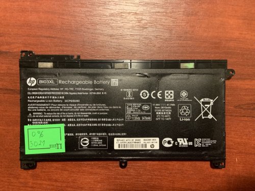 Акумулятор HP BI03XL, знос 0%, для HP Stream 14-AX/13-U/14-CB Original