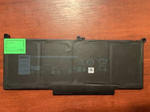 Батарея DELL F3YGT знос 76% для Latitude 7280/7290/7380/7390/7480/7490, E7280/E7290/E7380/E7480 Original