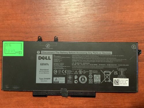 Акумулятор Dell 3009 3HWPP (знос 75%) Latitude 5401/5501/5411/5410/5511/3541, Precision 3540/3550, Inspiron 7590/7591/7791 2-in-1, p/n 4GVMP/1V1XF