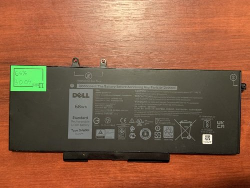 Акумулятор Dell 3004 3HWPP (знос 66%) для Latitude 5401/5501/5411/5410/5511/3541 Original