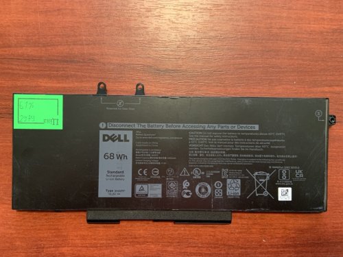 Батарея Dell 3HWPP (знос 61%) Latitude 5401/5501/5411/5410/5511/3541 Precision 3540/3550 Inspiron 7590/7591/7791 2-in-1 4GVMP/1V1XF