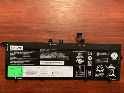 Акумулятор Lenovo L18M3PD1 (знос 10%) для ThinkPad T14S/T490S/T495S, сумісн. 02DL013/014/016 та ін.
