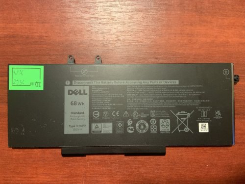 Акумулятор Dell 3HWPP (4GVMP, 1V1XF), знос 78%: Latitude 5401/5501/5411/5410/5511/3541, Precision 3540/3550, Inspiron 7590/7591/7791 2-in-1