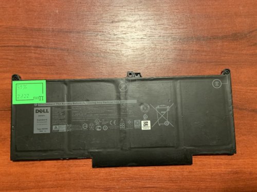 Акумулятор Dell MXV9V (знос 39%) для Latitude 13 5300/13 7300/7400, сумісн. N001L7300-D1506CN/N050L7300-D1726FCN/N052L7300-D1716FCN/N001L5300-D1306CN/N004L5300-D1506CN/N014L5300-D1706FCN