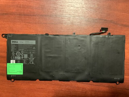 Акумулятор для Dell XPS 13 9360 (D1605G/D1605T, PW23Y/TP1GT), знос 66%