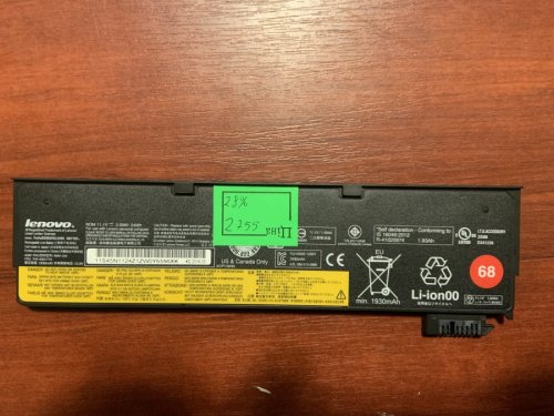 Акумулятор Lenovo 45N1124 (знос 28%) для ThinkPad X240/X240S/X250/X260/X270/T440S/T450/T460P/T550/T560/W550
