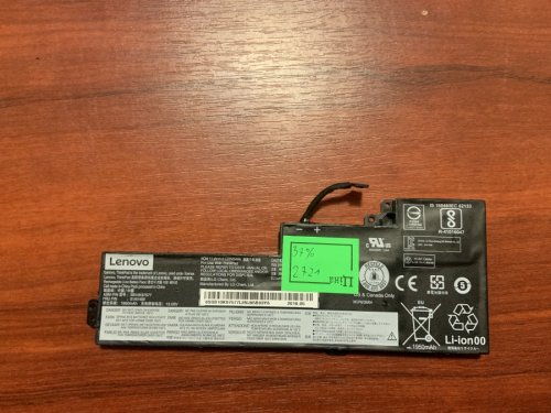 Акумулятор Lenovo SB10K97577 (знос 37%) для ThinkPad T470/T480/A475/A485/A285, сумісний 01AV419/01AV420/01AV421/01AV489, SB10K97576/SB10K97561/SB10K97605
