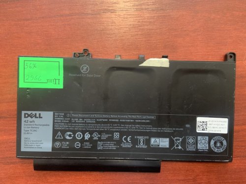 Акумулятор Dell 7CJRC (знос 36%) для Latitude E7260/E7270/E7470, J60J5 R1V85 451-BBSX/BBSY/BBSU Original