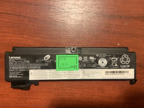 Акумулятор для Lenovo ThinkPad T460s/T470s (SB10J79003), знос 71%, сумісн. 00HW022/00HW023/00HW025