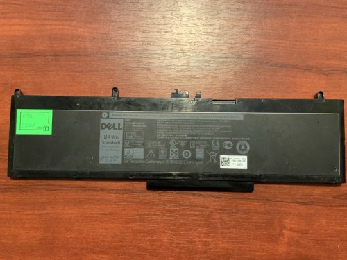 Акумулятор Dell WJ5R2 (знос 71%), заміна 4F5YV, сумісний з Precision 3510, Latitude E5570