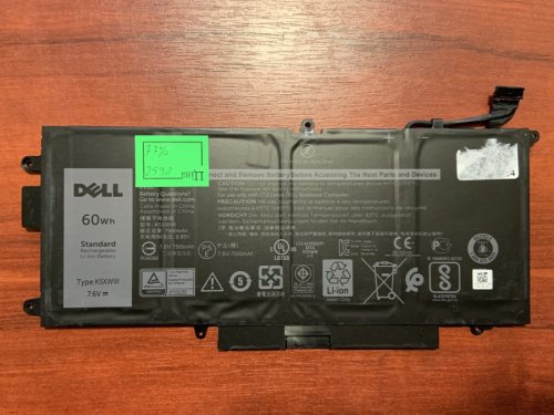 Акумулятор для Dell Latitude 5285/5289/L3180/7390 2-in-1 (K5XWW/71TG4/725KY/CFX97/0N18GG)