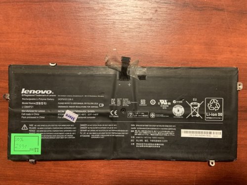 Акумулятор Lenovo L12M4P21/L13S4P21 (знос 30%) для Lenovo Y50-70AM-IFI, Y50-70AS-ISE, Yoga 2 Pro 13
