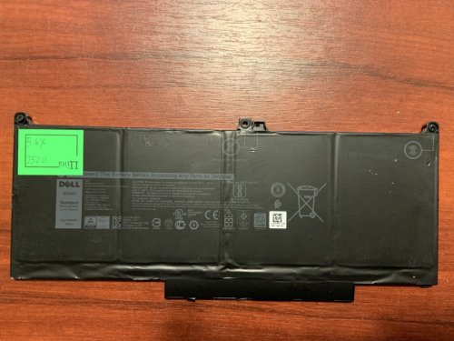 Акумулятор Dell MXV9V (2520), знос 56% — для Latitude 13 5300/13 7300/7400 Original