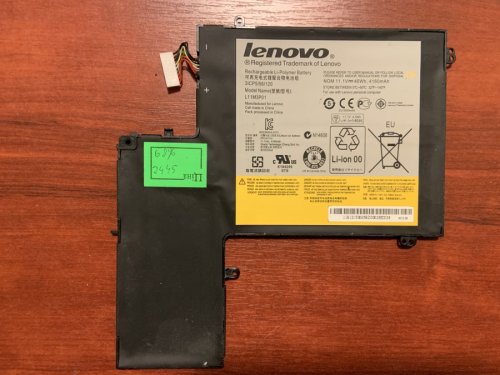Акумулятор Lenovo L11M3P01 (2445), знос 68% для IdeaPad U310/U410, ThinkPad S5/S5-S531/S531