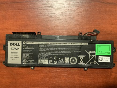 Акумулятор для Dell Chromebook 11 3120/3120 Series/11 (3120)/11 P22T/11/11 (3120) P22T, 5R9DD (знос 6%)
