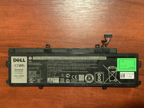 Акумулятор DELL 5R9DD (знос 5%) для Dell Chromebook 11 3120/3120 Series/11 (3120)/P22T/11 Series/11 (3120) P22T, аналоги 5R9DD KTCCN 0KTCCN XKPD0 05R9DD E225846 P22T XKPD2
