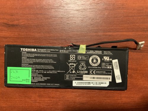 Акумулятор Toshiba PA5209U-1BRS (знос 26%) для Satellite L10W/L15W, L10W-C, L15W-B1302, Radius 11 L10W-C-10E (P000627450)