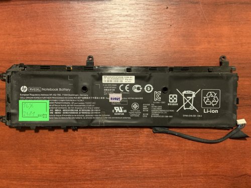 Акумулятор HP RV03XL (знос 16%) для ENVY Rove 20-K: 20-K014US/20-K001LA/20-K000EO/ER/EN/EA; заміна 722237-241/2C1, 722298-001, HSTNN-DB5E, RV03050XL, RVO3XL, TPC-Q013