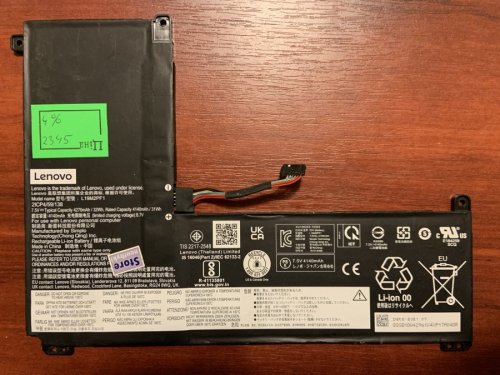 Акумулятор Lenovo L19M2PF1 (знос 4%) для IdeaPad 1-14IGL05 / 1-11IGL05, L19C2PF1/L19L2PF1 Original