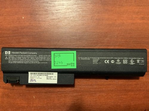 Акумулятор HP HSTNN-UB05 (б/у, знос 30%) для 6910p/6510b/6515b/6710b/6710s/6715b/6715s/NC6/NC6200/NC6220/NC6230/NC6300/NC6320/NC6400/NX5100/NX6100 Series/NX6105/NX6110/NX6110/CT/NX6115/NX6120/NX6310/NX6310/CT/NX6315/NX6320/NX6320/CT/NX6325/nx6331