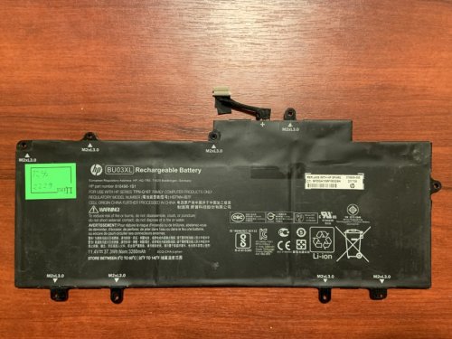 Акумулятор BU03XL для HP Chromebook 14-AK000NF (TPN-Q167, HSTNN-IB7F, 816498) 2229mAh 12%