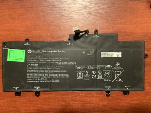 Акумулятор BU03XL для HP Chromebook 14-AK000NF (TPN-Q167, HSTNN-IB7F, 816498) сумісний 816498-1B1/1C1, 816609-005, BU03037XL/PL Original