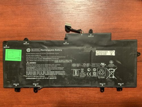 Акумулятор BU03XL для HP Chromebook 14-AK000NF (TPN-Q167, HSTNN-IB7F, 816498) 10%