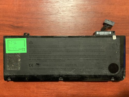 Акумулятор A1322 для MacBook Pro 13" A1278 (2009–2012): MB990*/A, MB990CH/A, MB990J/A, MB990LL/A, MB990TA/A, MB990ZP/A, MB991*/A, MB991CH/A, MB991J/A, MB991LL/A, MB991TA/A, MB991ZP/A, Unibody 2009, знос 42%