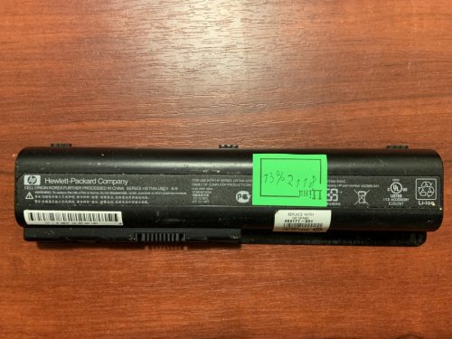 Акумулятор для ноутбука HP HSTNN-UB73 (2118HP), знос 13%, б/в, для DV5-1000/1100/1200/2000 Original
