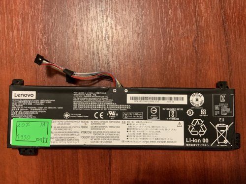 Акумулятор для ноутбука Lenovo L17M2PB3 (знос 20%) V330-15, V530-14, V530-15iKB Original