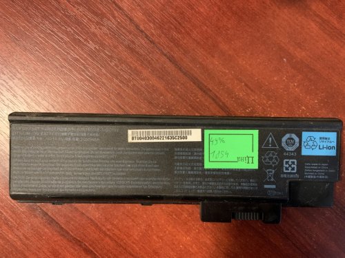 Акумулятор 4UR18650F-1-QC192 для ноутбуків Acer Aspire 1411/1412/1413/3000/3001LC, б/у, знос 49%