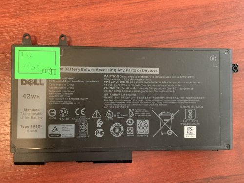 Акумулятор DELL 1V1XF (1705), знос 73% — Latitude 5400/5500, Precision 3540, Inspiron 2‑in‑1 7590/7591/7791 Original