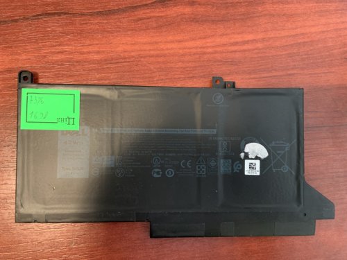 Акумулятор DELL DJ1J0 знос 73% для Latitude 7280/7290/7380/7390/7480/7490 (б/у)