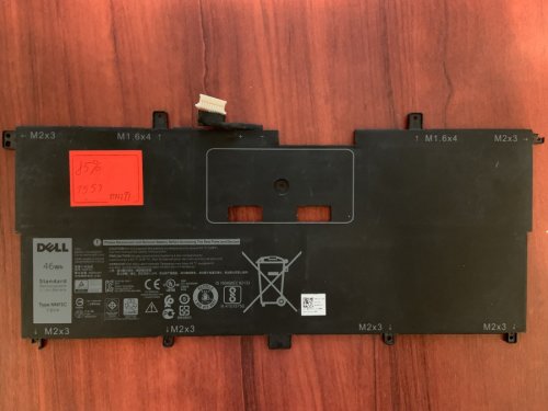 Акумулятор для ноутбука Dell XPS 13 9365 (NNF1C, HMPFH) 7.6V 4000mAh, знос 85%