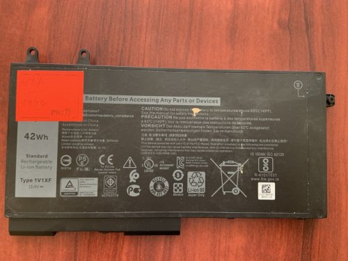 Акумулятор Dell 1V1XF (1440) знос 47% для Latitude 5400/5500, Precision 3540, Inspiron 7590/7591/7791 2-in-1