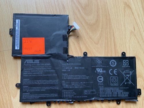 Акумулятор ASUS C31N1836 (0B200-03370000/03370100) знос 22% для Chromebook Flip C204MA/C214MA Series Original