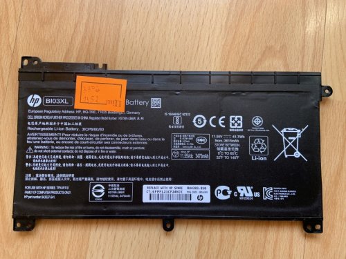 Акумулятор HP BI03XL (Stream 14-AX, 13-U, 14-CB), знос 39%
