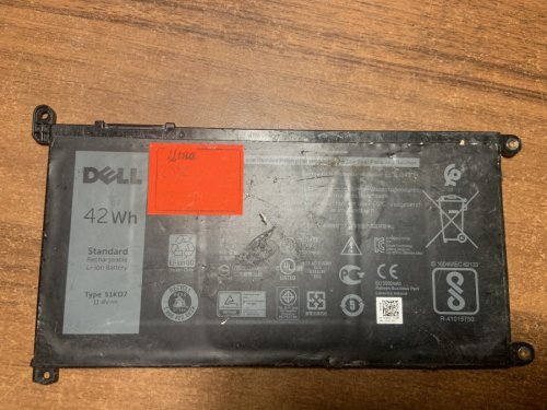 Акумулятор DELL 51KD7 (знос 23%) для Chromebook 3180/3189/11 3180/11 3189/5190/11 3181 2-in-1