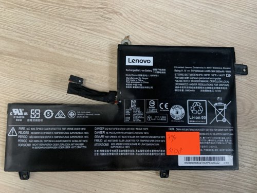 Акумулятор Lenovo L15M3PB1 (знос 7%) для Chromebook N22, сумісний L15L3PB1