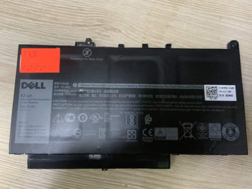 Акумулятор Dell 7CJRC (знос 73%) для Latitude E7270/E7470, сумісн. PDNM2/579TY/F1KTM/V6VMN/7CJRC Original