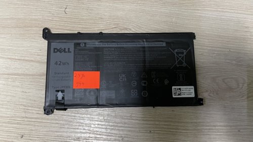 Акумулятор Dell JPFMR 944A (знос 25%) для Inspiron 13 5300/5368/5379; 14 3400/5400/7400/3480-3493/5480-5493/7460/7472; 15 3500/5500/7500/3582-3585/5567-5593/7560-7586; 17 3780/5770; P/N 07T0D3,0WDX0R,16DPH,1VX1H,3CRH3,7MT0R,9W9MX,CYMGM,FC92N,FW8KR Origina