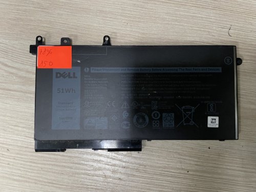 Акумулятор Dell 0G74G (850) знос 78% для Latitude E7280, E7380, E7480; парт-номери 0G74G/2PFPW/8JYHH Original