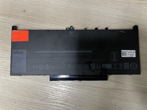 Акумулятор DELL J60J5 (знос 65%) для Latitude E7260/E7270/E7470, сумісний з R1V85/MC34Y/242WD Original