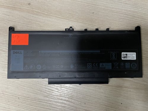 Акумулятор DELL J60J5 (знос 61%) для Latitude E7260/E7270/E7470, Dell Latitude E7270, Dell Latitude E7477 Original