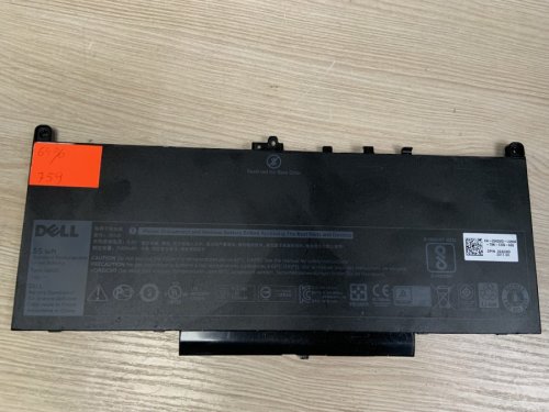 Б/в батарея Dell J60J5 (знос 64%) для Latitude E7260/E7270/E7470/E7481, коди R1V85 MC34Y 242WD GG4FM R97YT IW2Y2