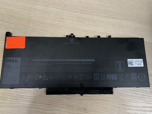Батарея Dell J60J5 (знос 52%, б/у) для Latitude E7260/E7270/E7470/E7476, коди R1V85 MC34Y 242WD
